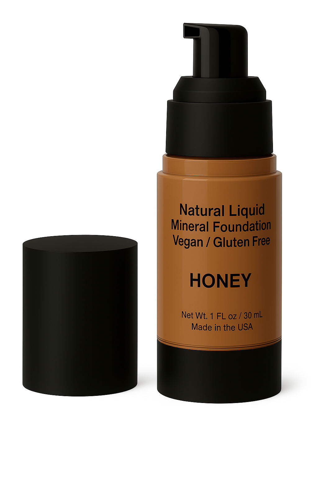 Natural Liquid Mineral Foundation - Honey