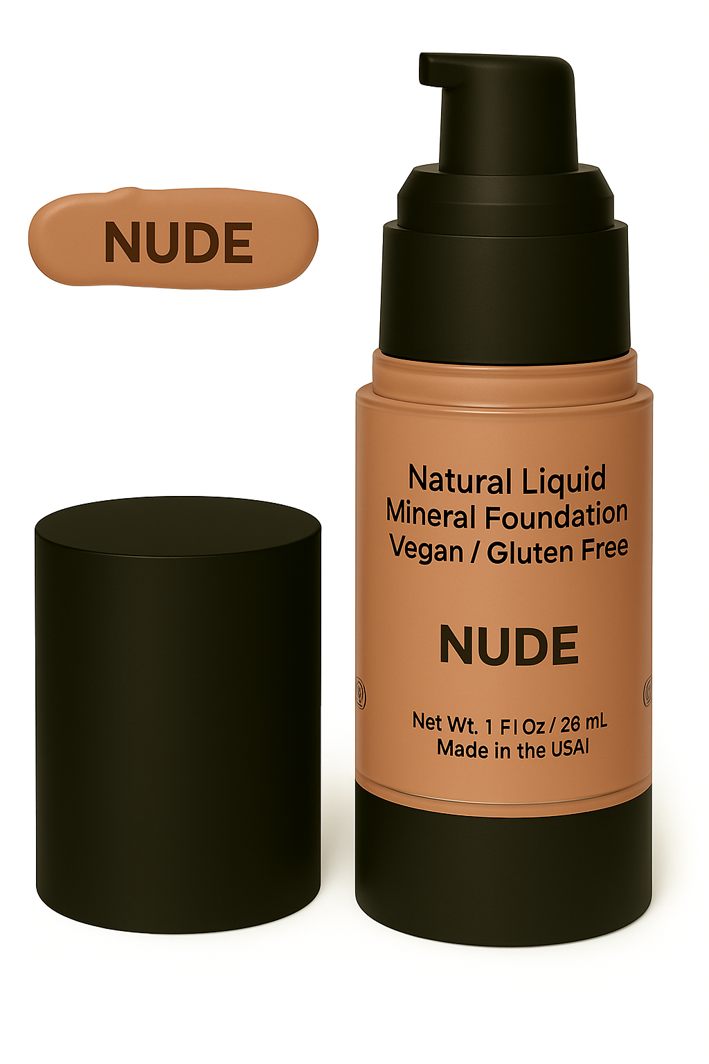 Natural Liquid Mineral Foundation - Nude