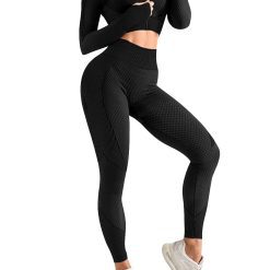 3 Pcs Sports Suit Solid Color Ankle Length Fashion