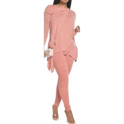 Lovely 2 Piece Solid Pants and Top