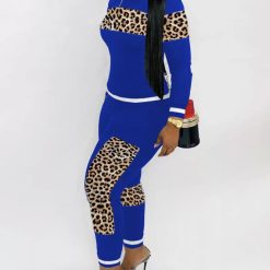 Trendy Solid and Leopard Print